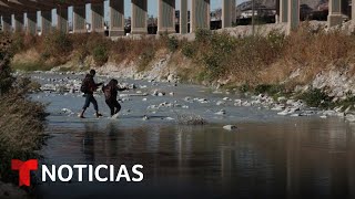 Cada vez más migrantes cruzan por Piedras Negras hacia Estados Unidos  Noticias Telemundo [upl. by Eyllib]