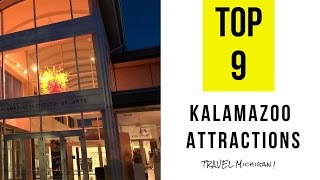 Top 9 Best Tourist Attractions in Kalamazoo  Michigan [upl. by Markos327]