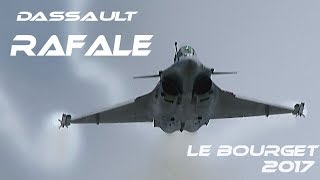 4Kᵁᴴᴰ 4K UHD Rafale Solo Display quotMartyquot Airshow Le Bourget 2017 Paris [upl. by Abbate]