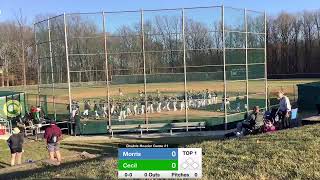 Cecil College vs Morris  NJCAA Baseball  3324 [upl. by Hahnke]