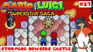 Storming Bowsers Castle  Mario amp Luigi Superstar Saga Part 27 [upl. by Iggem]