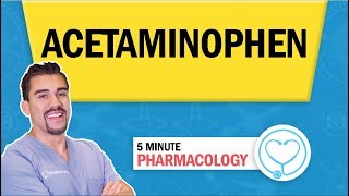 Pharmacology  Tylenol Acetaminophen antipyretic  Nursing RN PN [upl. by Jack746]