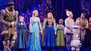 Frozen The Musical London Theatre Royal Drury Lane Samantha Barks Laura Dawkes Disney LGBTQ Charity [upl. by Esdras]