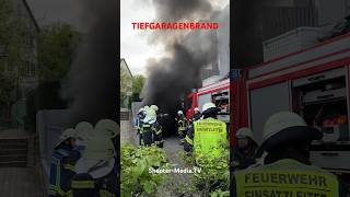 🔥 TIEFGARAGENBRAND in WAIBLINGEN 🚒  Großeinsatz der Feuerwehr [upl. by Schechinger]