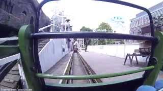 Rutschebanen Front Row On Ride POV  Tivoli Gardens [upl. by Namrej]