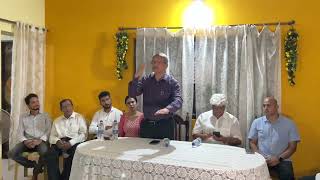 Goan ReporterCong Mla Adv Carlos addressing corner meet for North Goa Loksabha Candidate Adv Khalap [upl. by Jak609]