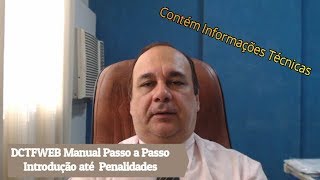 DCTFWEB Manual Passo a Passo introdução até Penalidades [upl. by Nefets146]