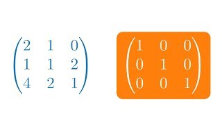 GaußVerfahren zum Invertieren einer Matrix noch ein Beispiel [upl. by Brett]