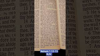 Nahum 11215 KJV [upl. by Atinuj629]