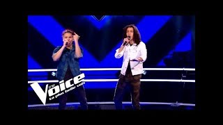 MC Solaar  Sonotone  Geoffrey et Arezki  The Voice 2019  Battle Audition [upl. by Kenton133]