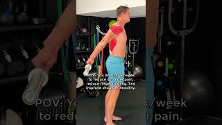 Fix shoulder pain reduce finger tingling improve shoulder mobility shorts [upl. by Alexine]