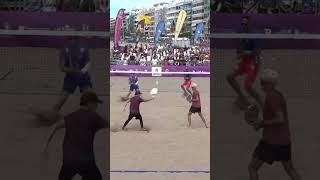 Lindo rally de beach tennis em Gran Canaria no sand series beachtenis [upl. by Einotna967]