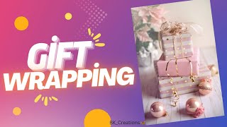 Gift Wrapping  Shirt like Gift Wrap  Gift Wrapping Ideas  DIY Gift Wrapping bkcreations6943 [upl. by Leia]