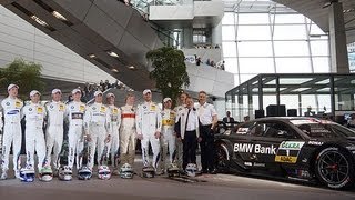 Präsentation BMW DTM Teams 2013  BMW Welt am 06042013 [upl. by Avek427]