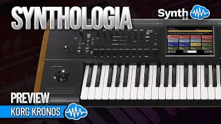 KORG KRONOS  SYNTHOLOGIA SOUND BANK  preview [upl. by Valer179]