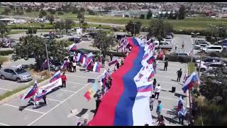 Pro Russia Rally in Limassol Cyprus [upl. by Riane]