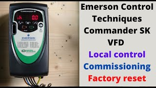 Emerson vfd error code 9 Under temperature trip VFD under temperature [upl. by Anividul]