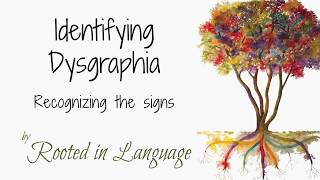 Identifying Dysgraphia Recognizing the Signs [upl. by Negem]