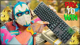 Using the PAY TO WIN Keyboard in CounterStrike 2 [upl. by Ardena623]