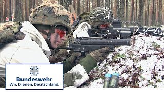 Bundeswehr übt auf Litauens größtem Truppenübungsplatz  Winter Wolf [upl. by Jackelyn773]