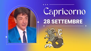 Capricorno ♑️ Loroscopo di Paolo Fox  28 Settembre 2024  Una giornata con poco sugo [upl. by Esydnac842]