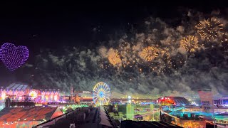 EDC Las Vegas 2024 Fireworks and Drone Show [upl. by Cilka]