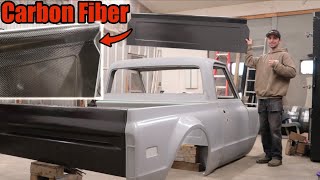 Going All Carbon Fiber Widebody C10 Backyard Build [upl. by Akimrej822]