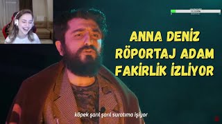 Anna Deniz FAKİRLİK Harbi Hayatlar Röportaj Adam izliyor Anna Deniz izliyor Twitch izliyor [upl. by Nivert]