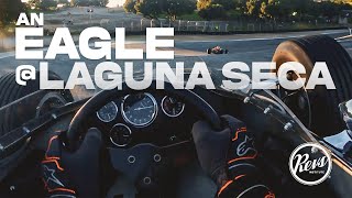 1967 Gurney Eagle F1 Grand Prix car  On board around Laguna Seca  Velocity Invitational 2021 [upl. by Austine]