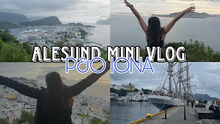 ALESUND mini vlog PampO IONA OVERNIGHT IN PORT Itinerary went wrong [upl. by Nuavahs]