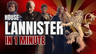 House Lannister A Legacy in 60 Seconds [upl. by Atnoek776]