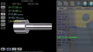 g32 cnc programming  cnc torna g32  cnc g32 code [upl. by Ferne227]