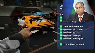 GTA Online Account for Sale  Male Level 46  122 Million  190 Modded Cars [upl. by Fiore]