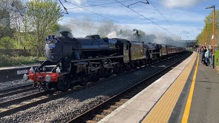 44871 And 45407 Lead ‘The Great Britain XVI’ Railtour Past Longbridge With 47812 Trailing [upl. by Sirovat]