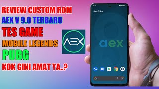 Review custom Rom AEX AOSP Extended V 90 Terbaru Android 12 [upl. by Porush]