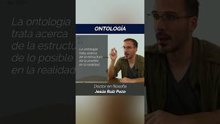 ¿Qué es la ontologíafilosofia ontologia educacion reflexion [upl. by Lauder]