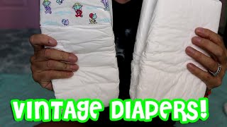 Vintage Baby Disposable Diapers 19851999 [upl. by Nayrbo43]