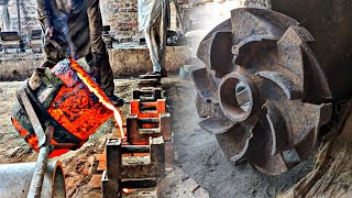 Amazing Casting of Impeller with Sand Molding Watch the Complete Process Unfold [upl. by Anreval542]