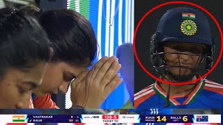 Ind vs Aus Last Over Drama Highlights Harmanpreet Kaur Crying After Loosing Against Australia [upl. by Masha469]