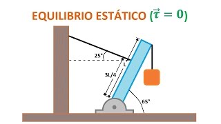 Equilibrio de Cuerpo Rígido Torque [upl. by Otilopih]