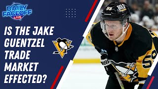 How does the Jake Guenzel injury effect his Trade Market  Seravalli Analysis  Daily Faceoff Live [upl. by Jarnagin191]