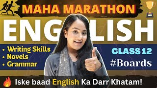 English Mahamarathon  writing Skill  Novels  Grammar English Class 12th By New Indian Era [upl. by Aillicirp958]