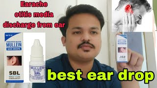 MULLEIN EAR DROPSBL FOR EAR PAINOTITIS MEDIAकान दर्द की बेस्ट होम्योपैथिक दवा [upl. by Hogue]