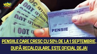 Pensiile care cresc cu 50 de la 1 septembrie 2024  Casa de Pensii a făcut anunțul mult așteptat [upl. by Hegyera]