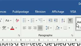 Word aligner et justifier le texte [upl. by Irolam686]