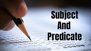 Subject and Predicate englishgrammar 😱 [upl. by Cirda29]