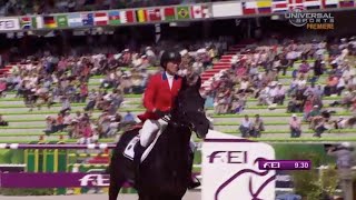 Madden Get’s 2nd for USA in Equestrian Jumping  Universal Sports [upl. by Eetnuahs]