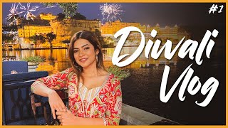 Diwali in Udaipur 😍 🪔  Part 2  Nagma Mirajkar [upl. by Yvonner719]