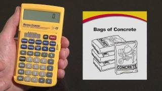 How to Estimate Volume and Bags of Concrete Needed  Material Estimator [upl. by Raskin]