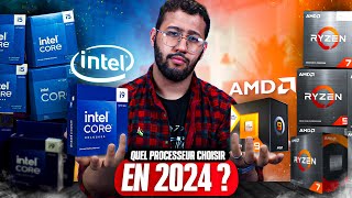 QUEL PROCESSEUR CHOISIR EN 2024  AMD ou Intel  Gaming et multitâche [upl. by Bang847]